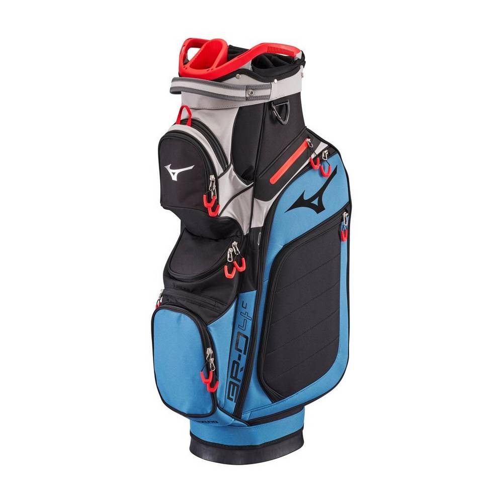 Bolsa Mizuno BR-D4C Cart Hombre Gris Azules/Negras Baratas TZSB-56479